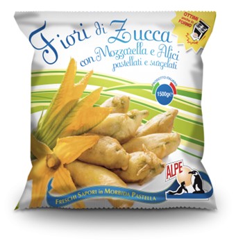 FIORE ZUCCA ALICI/MOZZARELLA ALPE KG1,5x4