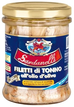 TONNO FILETTO OLIO OLIVA GR200 ETICHETTA BLUx12PZ