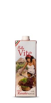 VINO ROSATO BELLA VITE BRIK 1Lx15