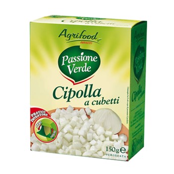 CIPOLLA CUBETTI IQF KG 0,150KGx12 AGRIFOOD