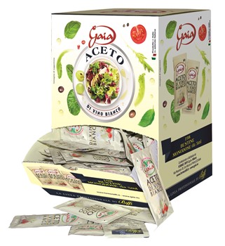 ACETO DI VINO BIANCO 6PZx198 BUSTINE 5ML GAIA