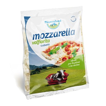 MOZZARELLA CUBO VALFIORITA BAYERNLAND 2KGx4